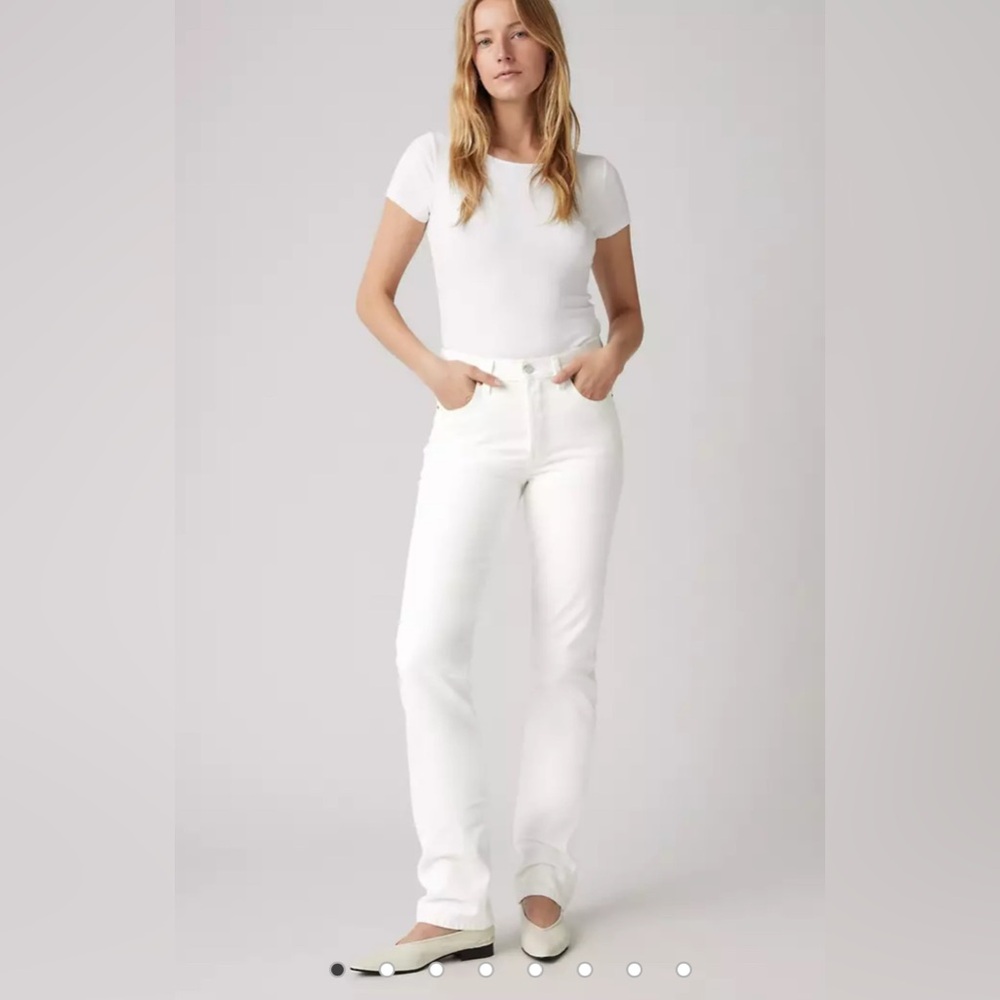 Levi’s 501 White Jeans 28x32